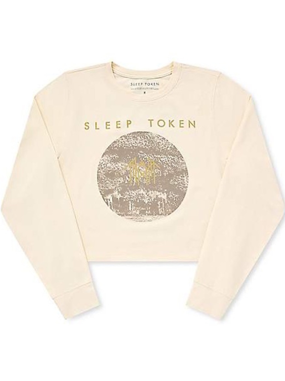 Long sleeve Sleep Token Cropped Top